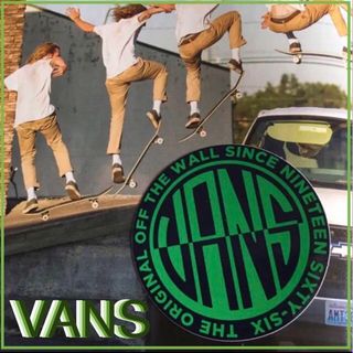 ヴァンズ(VANS)のVANSバンズUS限定newskoolスイッチロゴステッカー(スケートボード)