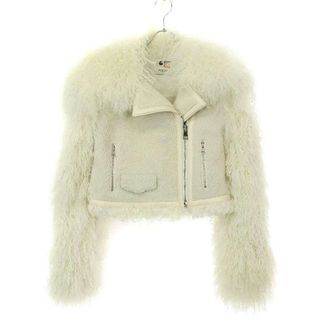 PORTS 1961 ポーツ1961 SAMPLE/23AW Shearling jacket ラムムートン ショートジャケット  ホワイト 36(その他)