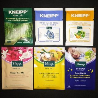 クナイプ(Kneipp)のクナイプ バスソルト 6袋 6種類 入浴剤(入浴剤/バスソルト)