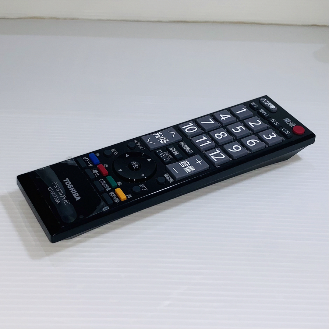 東芝(トウシバ)の東芝 TOSHIBA CT-90320A [液晶テレビ用リモコン] スマホ/家電/カメラのテレビ/映像機器(その他)の商品写真