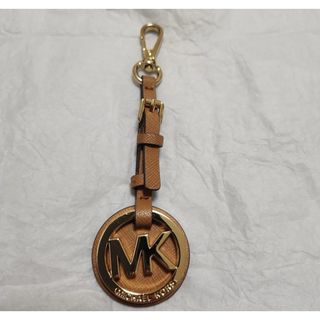 チャーム　マイケルコース　michael kors キャメル　ゴールド　バッグ