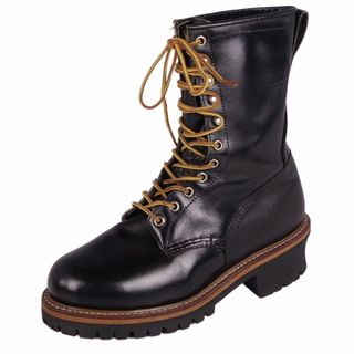 レッドウィング RED WING ロガーブーツ PT91 LOGGER BOOTS スチールトゥ カーフレザー シューズ 靴 メンズ アメリカ製 6.5D(24.5cm相当) ブラック(ブーツ)