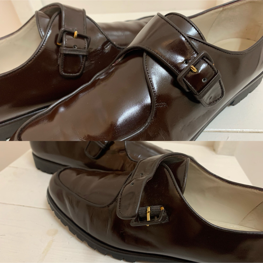 Bally(バリー)のBALLY VINTAGE スイス製 モンクストラップ レザーシューズ ブラウン メンズの靴/シューズ(スリッポン/モカシン)の商品写真