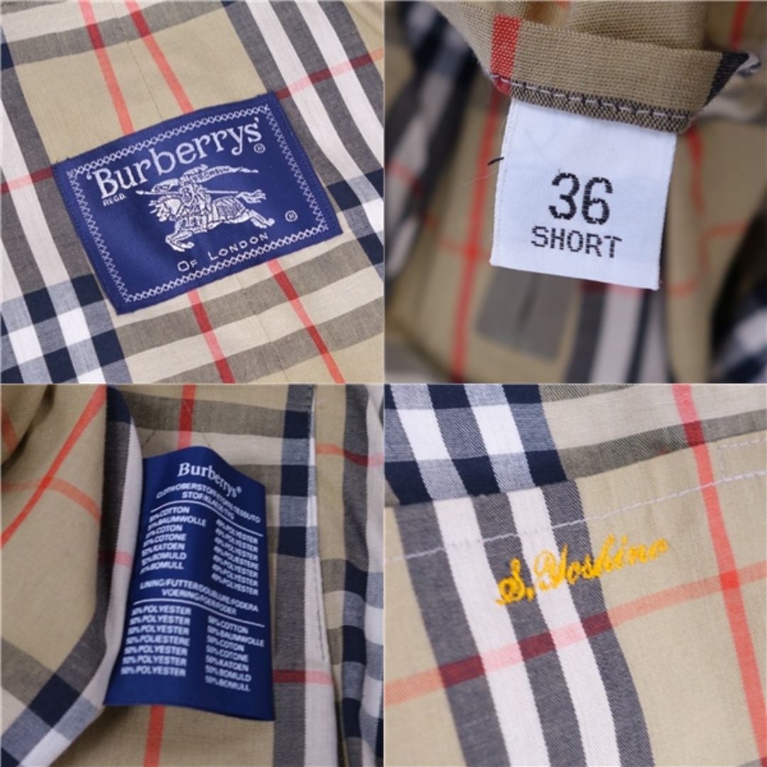 極美品 Vintage バーバリー Burberrys コート トレンチコート 裏 極美品 Vintage バーバリー Burberrys コート トレンチコート 裏