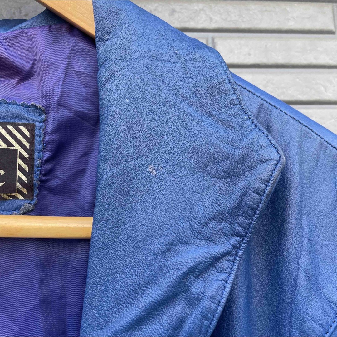 USEDフリンジカラージャケット レディースのジャケット/アウター(ライダースジャケット)の商品写真