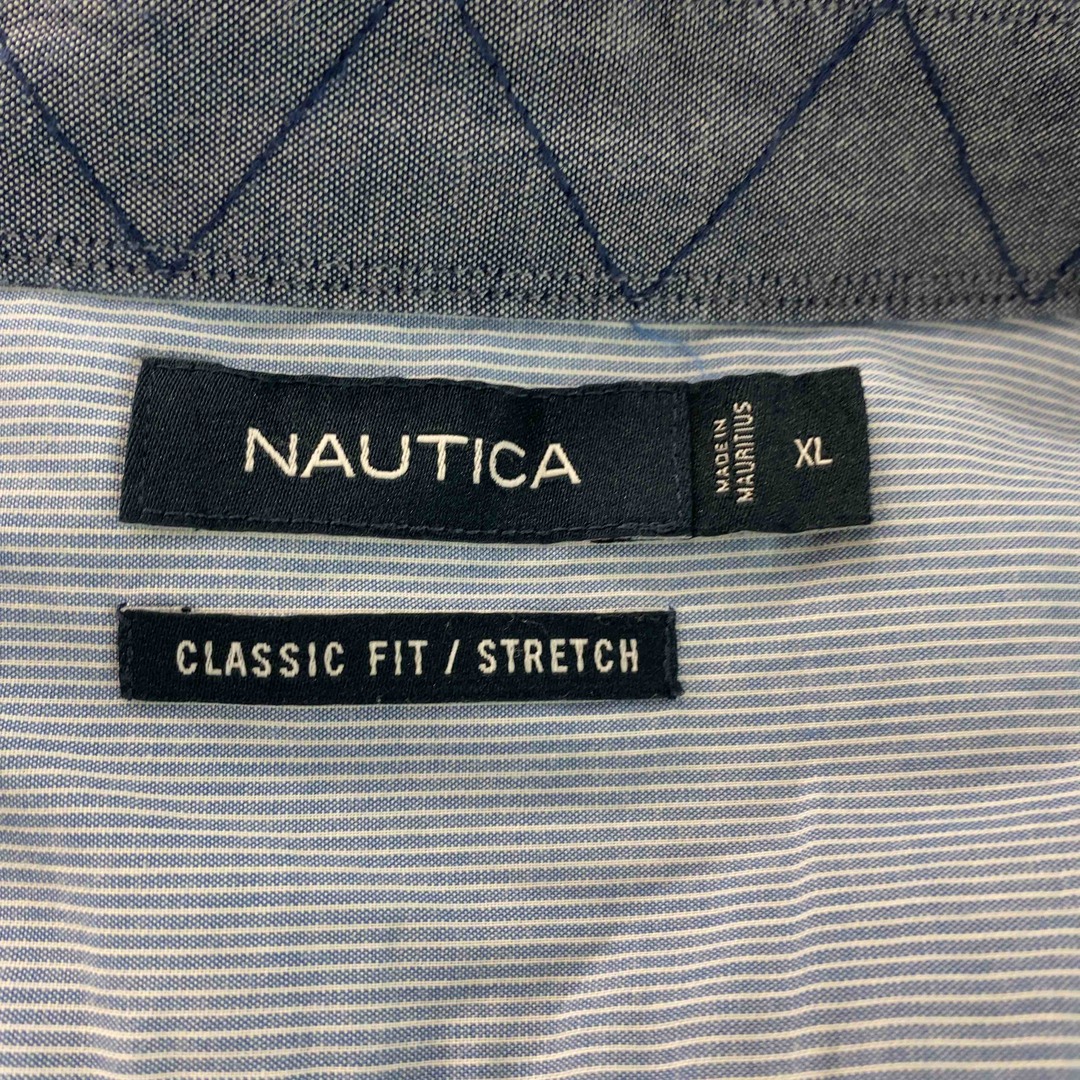 NAUTICA(ノーティカ)のNAUTICA ノーティカ メンズ  シャツ ストライプ ブルー メンズのトップス(シャツ)の商品写真