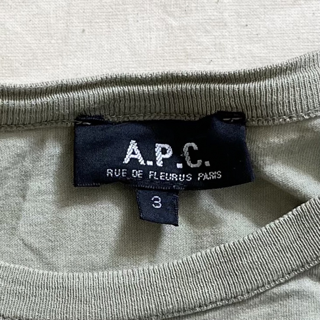A.P.C(アーペーセー)のA.P.C.(FRA)ビンテージソリッドコットンTシャツ レディースのトップス(Tシャツ(半袖/袖なし))の商品写真