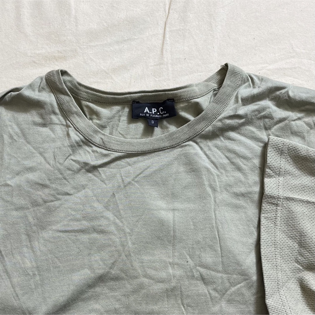 A.P.C(アーペーセー)のA.P.C.(FRA)ビンテージソリッドコットンTシャツ レディースのトップス(Tシャツ(半袖/袖なし))の商品写真