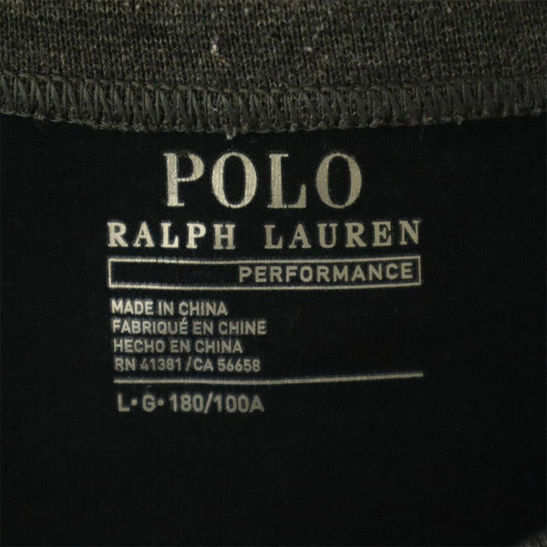 POLO RALPH LAUREN(ポロラルフローレン)のポロラルフローレン ロゴワッペン 長袖 トレーナー L グレー POLO RALPH LAUREN スウェット メンズ 古着 【240219】 メンズのトップス(スウェット)の商品写真