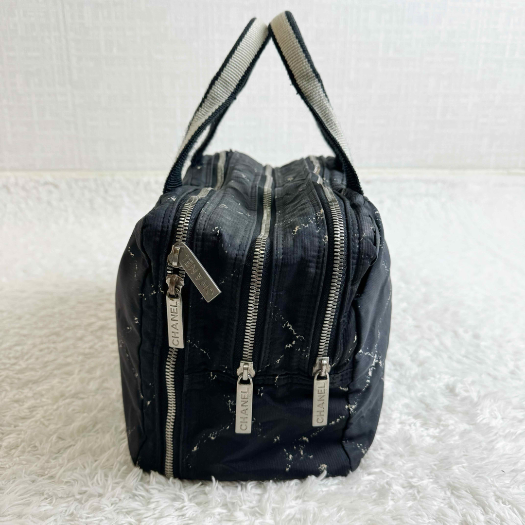 CHANEL - シャネル ミニボストンバッグ ナイロン 旧トラベル CHANEL - シャネル ミニボストンバッグ ナイロン 旧トラベル