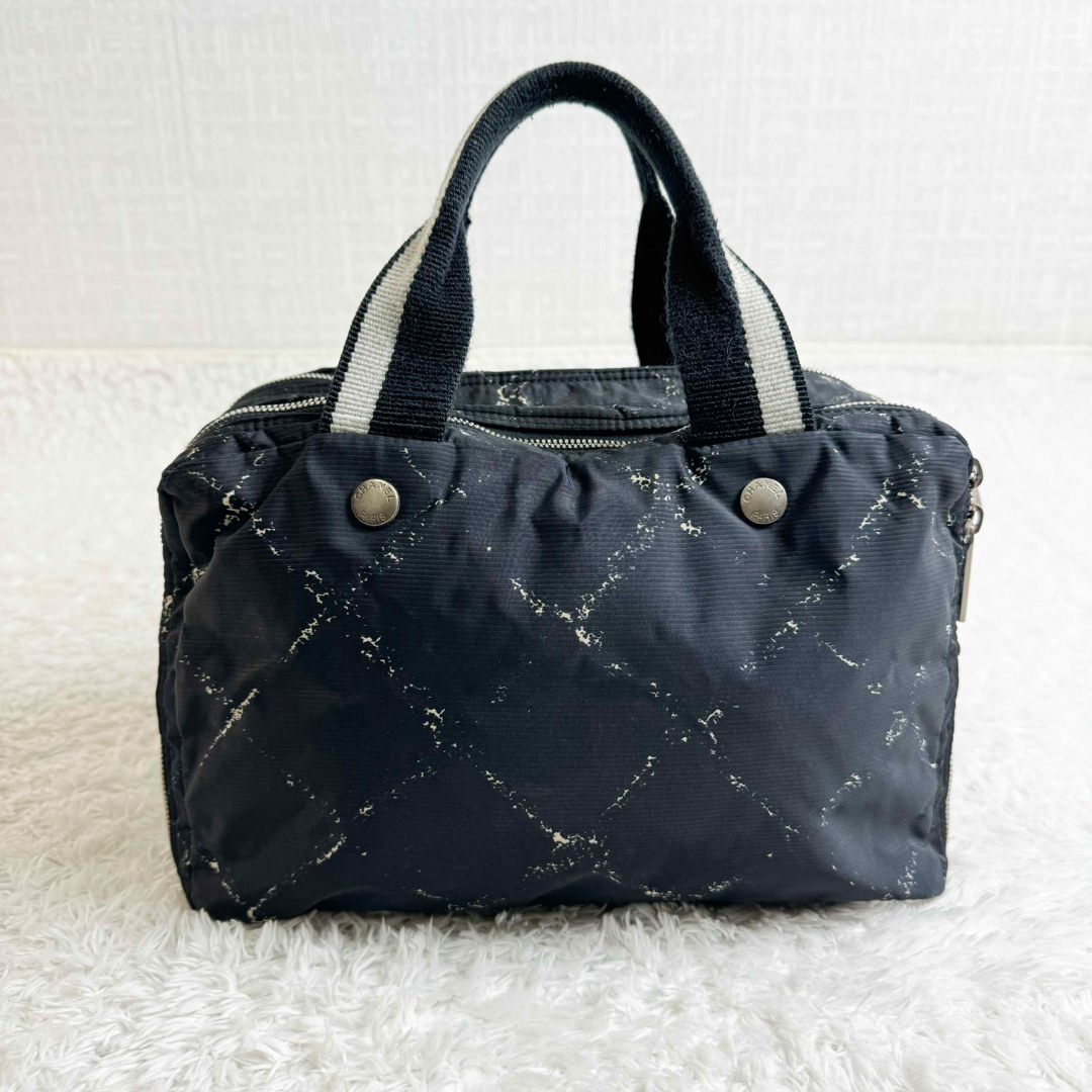 CHANEL - シャネル ミニボストンバッグ ナイロン 旧トラベル CHANEL - シャネル ミニボストンバッグ ナイロン 旧トラベル