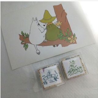 ムーミン(MOOMIN)のスナフキン　スタンプ２個セット　はんこ　ハンコ(印鑑/スタンプ/朱肉)