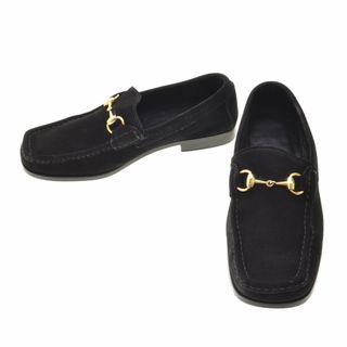 グッチ(Gucci)の【GUCCI】110-0234 スエードビットローファーシューズ(その他)