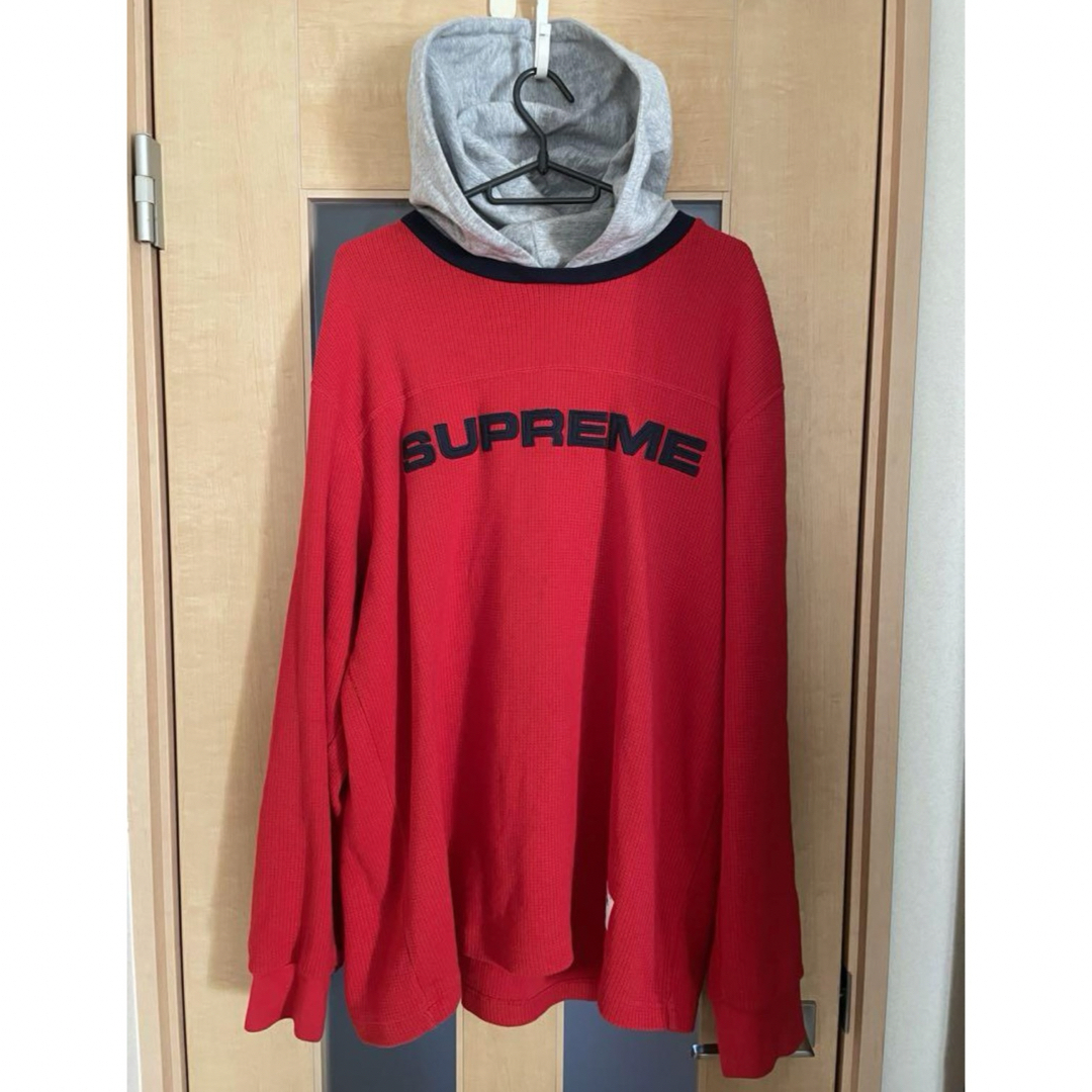 Supreme(シュプリーム)の★レア★XLサイズ supreme シュプリーム  パーカー コットン デカロゴ メンズのトップス(パーカー)の商品写真