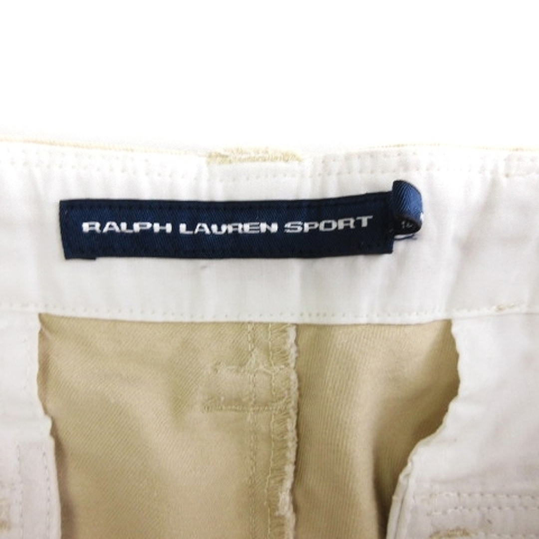 Ralph Lauren(ラルフローレン)のラルフローレン SPORT ショートパンツ ベージュ 6 165/74A ■N0 レディースのパンツ(ショートパンツ)の商品写真