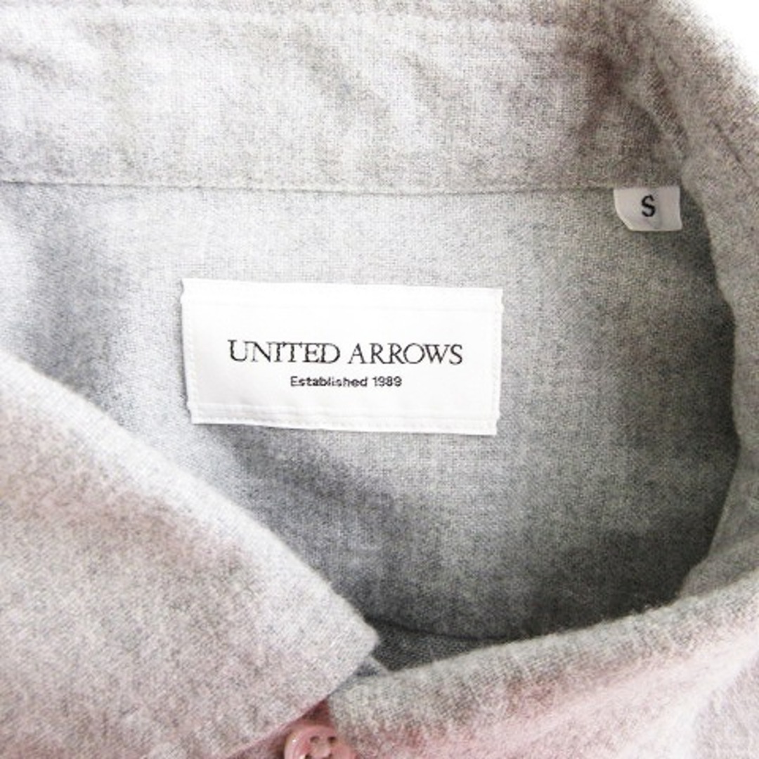 UNITED ARROWS(ユナイテッドアローズ)のユナイテッドアローズ シャツ 長袖 コットン フランネル グレー S ■SM1 メンズのトップス(シャツ)の商品写真