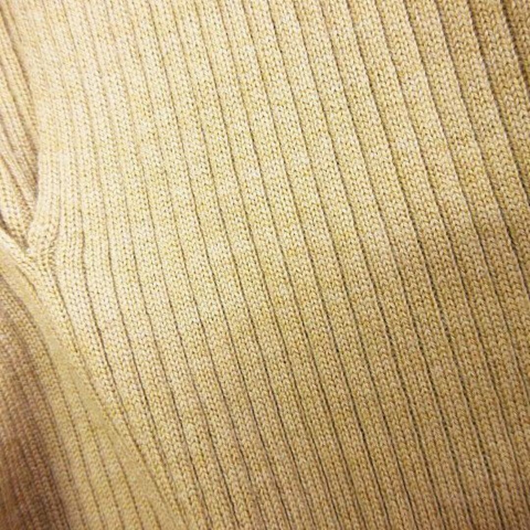 Ralph Lauren(ラルフローレン)のアールエルラルフローレン ニットカットソー 半袖 ウール ベージュ L ■N0 レディースのトップス(ニット/セーター)の商品写真