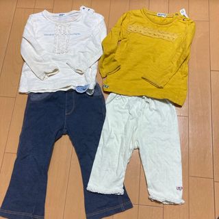 ラグマート(RAG MART)の90センチ4枚セット(Tシャツ/カットソー)