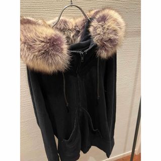 イフシックスワズナイン(IF SIX WAS NINE)の00s archive ifsixwasnine fur hoodie パーカー(パーカー)