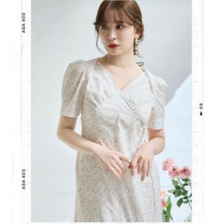 Her lip to - herlipto Lace-Trimmed Bella Midi Dressの通販 by