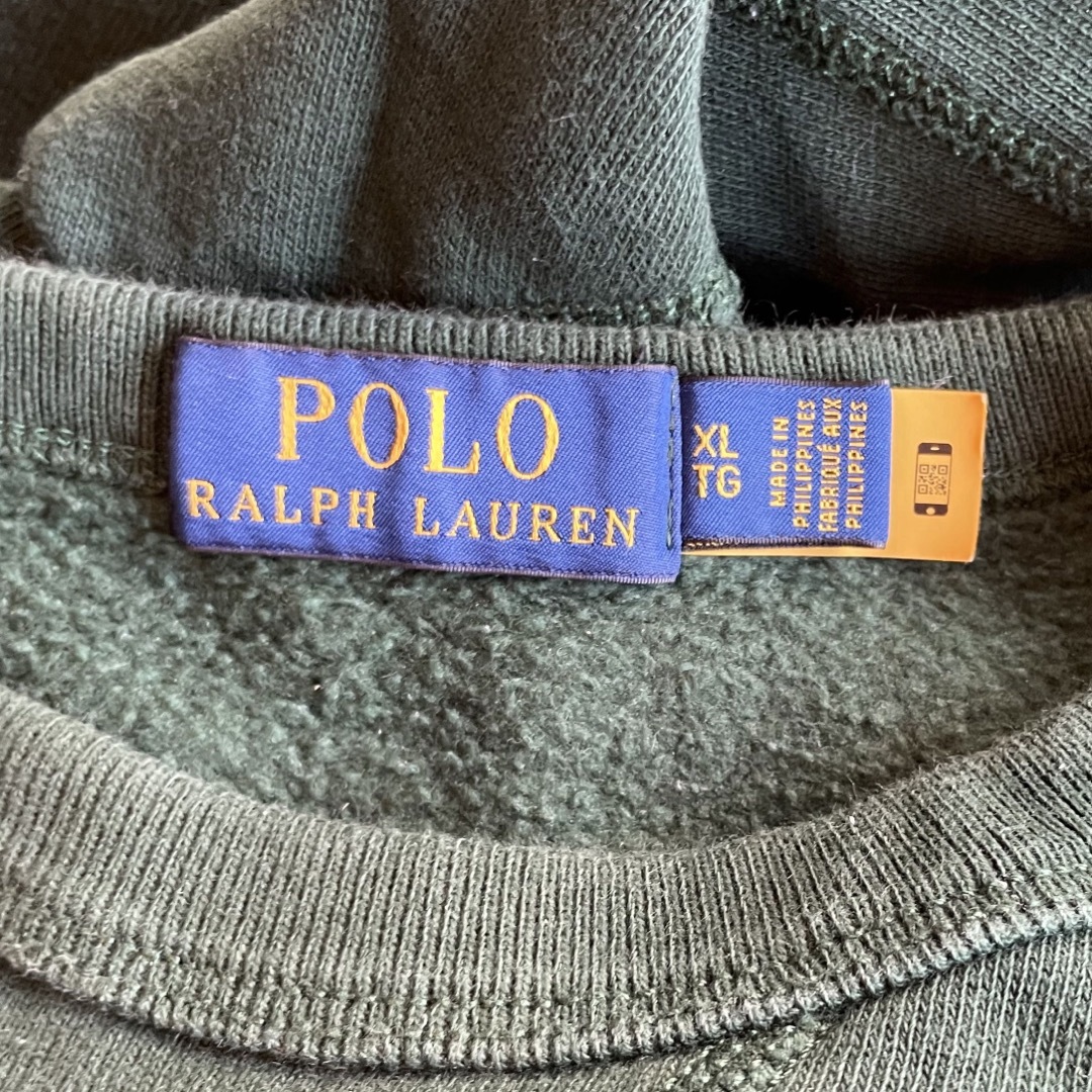 POLO RALPH LAUREN(ポロラルフローレン)のPOLO トレーナー　緑　XL メンズのトップス(スウェット)の商品写真