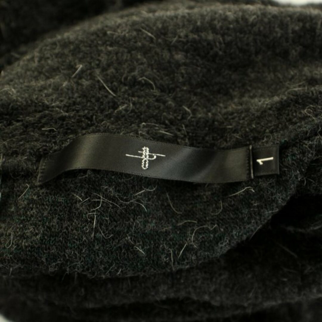 NO ID.(ノーアイディー)のNOID ビキューレラムパイルタートルネックプルオーバー 長袖 1 S 黒 メンズのトップス(ニット/セーター)の商品写真