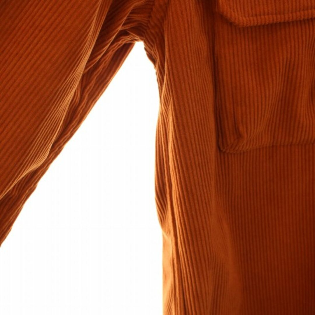 AIGLE(エーグル)のAIGLE コーデュロイシャツジャケット カバーオール M オレンジ 茶 メンズのジャケット/アウター(カバーオール)の商品写真