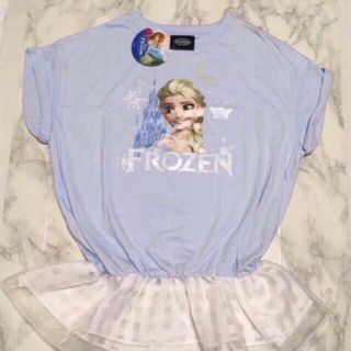 ディズニー(Disney)の即購入OK！新品タグ付 レディース ディズニー プリンセス エルサ トップス(Tシャツ(半袖/袖なし))