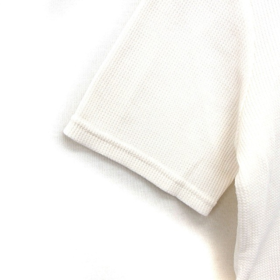 URBAN RESEARCH(アーバンリサーチ)のアーバンリサーチ カットソー Tシャツ ニット ワッフル クルーネック 透け感  メンズのトップス(Tシャツ/カットソー(半袖/袖なし))の商品写真