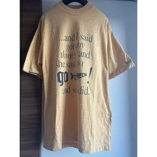 コロンビア(Columbia)のコロンビア　古着プリントTシャツ　くすみオレンジ(Tシャツ/カットソー(半袖/袖なし))