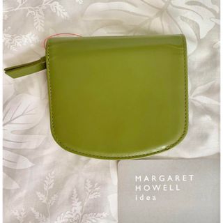 マーガレットハウエル(MARGARET HOWELL)の【新品】マーガレットハウエルアイデア 折り財布 コインケース オリーブ 小銭入れ(財布)