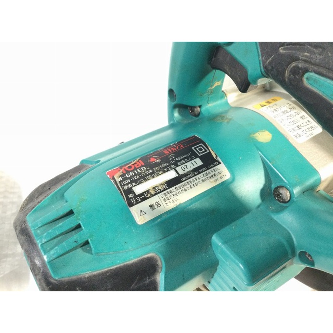 RYOBI - ☆中古品☆RYOBI リョービ 100V 172mm 電子丸ノコ W RYOBI - ☆中古品☆RYOBI リョービ 100V 172mm 電子丸ノコ W