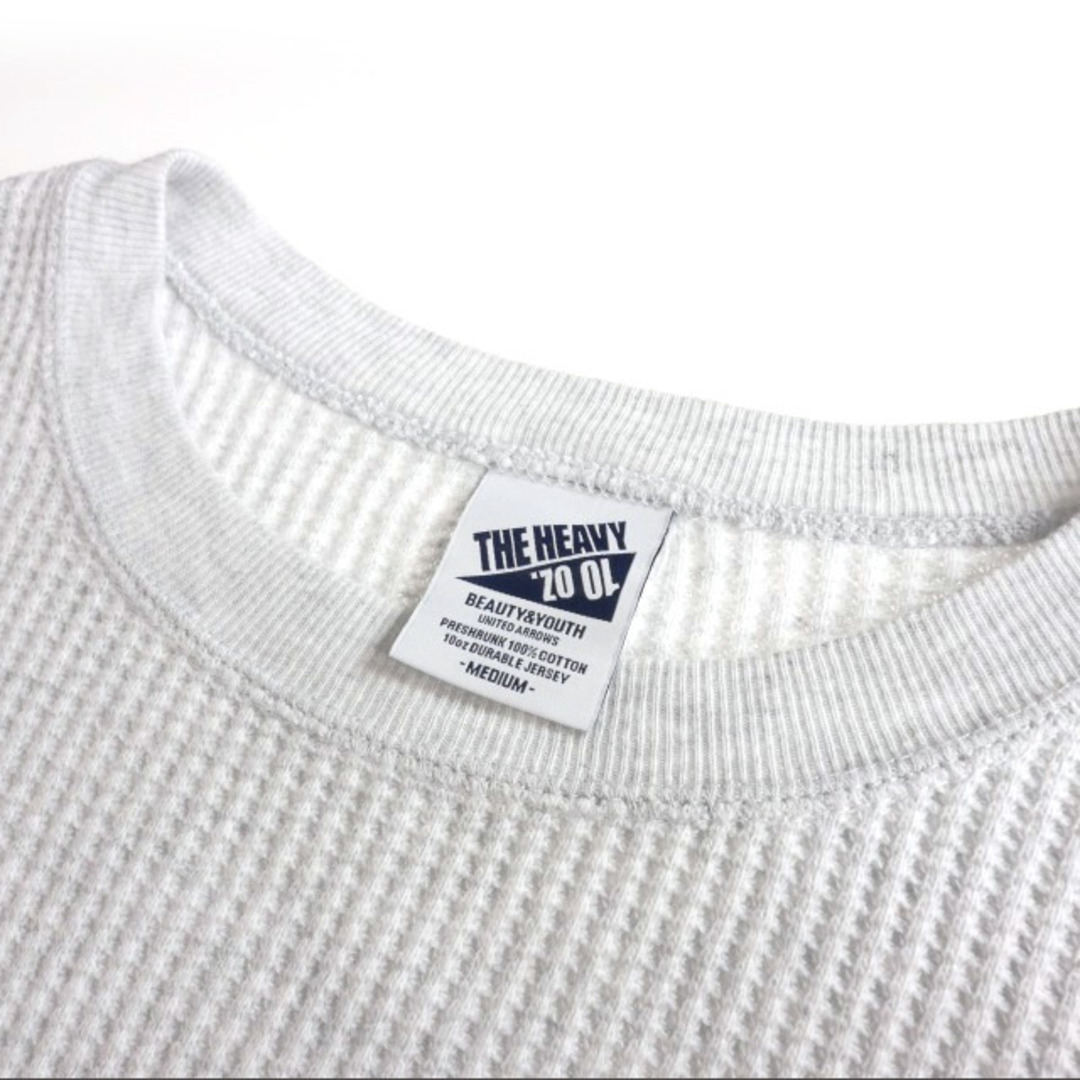 BEAUTY&YOUTH UNITED ARROWS(ビューティアンドユースユナイテッドアローズ)のB&Y ビューティー&ユース 10oz ヘビー ウェイト サーマルカットソー M メンズのトップス(Tシャツ/カットソー(七分/長袖))の商品写真