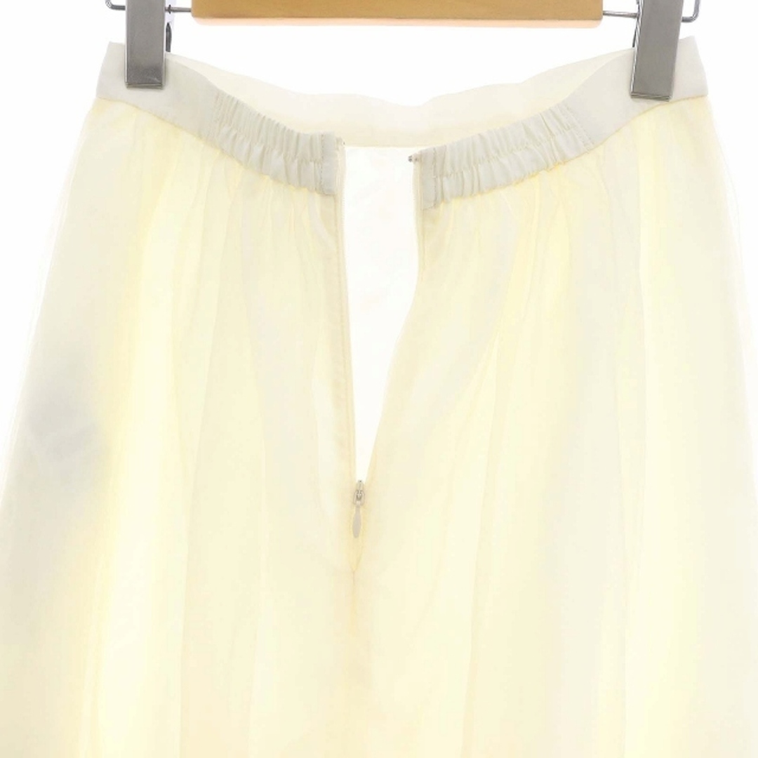 Lily Brown(リリーブラウン)のリリーブラウン 23SS 配色チュールスカート ロング マキシ丈 フレア F レディースのスカート(ロングスカート)の商品写真