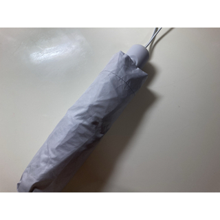 日傘 折りたたみ傘 ワンタッチ自動開閉 UVカット　耐風撥水 晴雨兼用 グレー(傘)