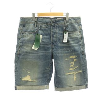 ジースター(G-STAR RAW)のジースターロウ D-STAQ SHORT デニムショートパンツ ダメージ加工(ショートパンツ)