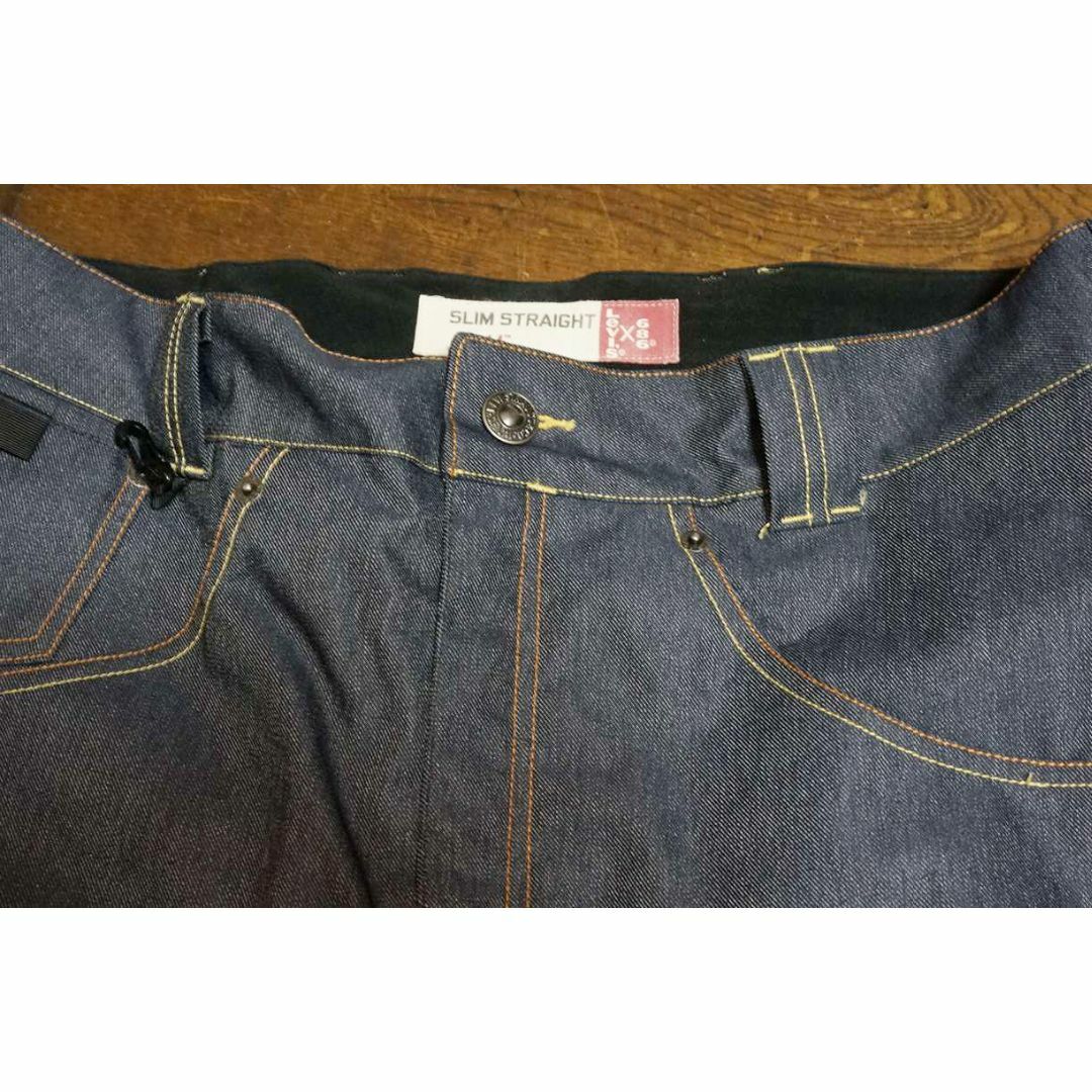 男性用 686 × Levi's リーバイス スノーボードコラボパンツLの 男性用 686 × Levi's リーバイス スノーボードコラボパンツLの