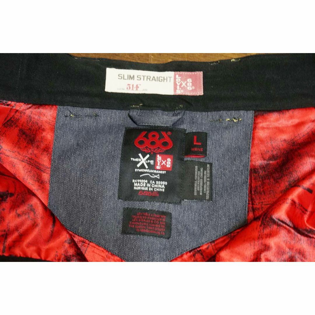 男性用 686 × Levi's リーバイス スノーボードコラボパンツLの 男性用 686 × Levi's リーバイス スノーボードコラボパンツLの