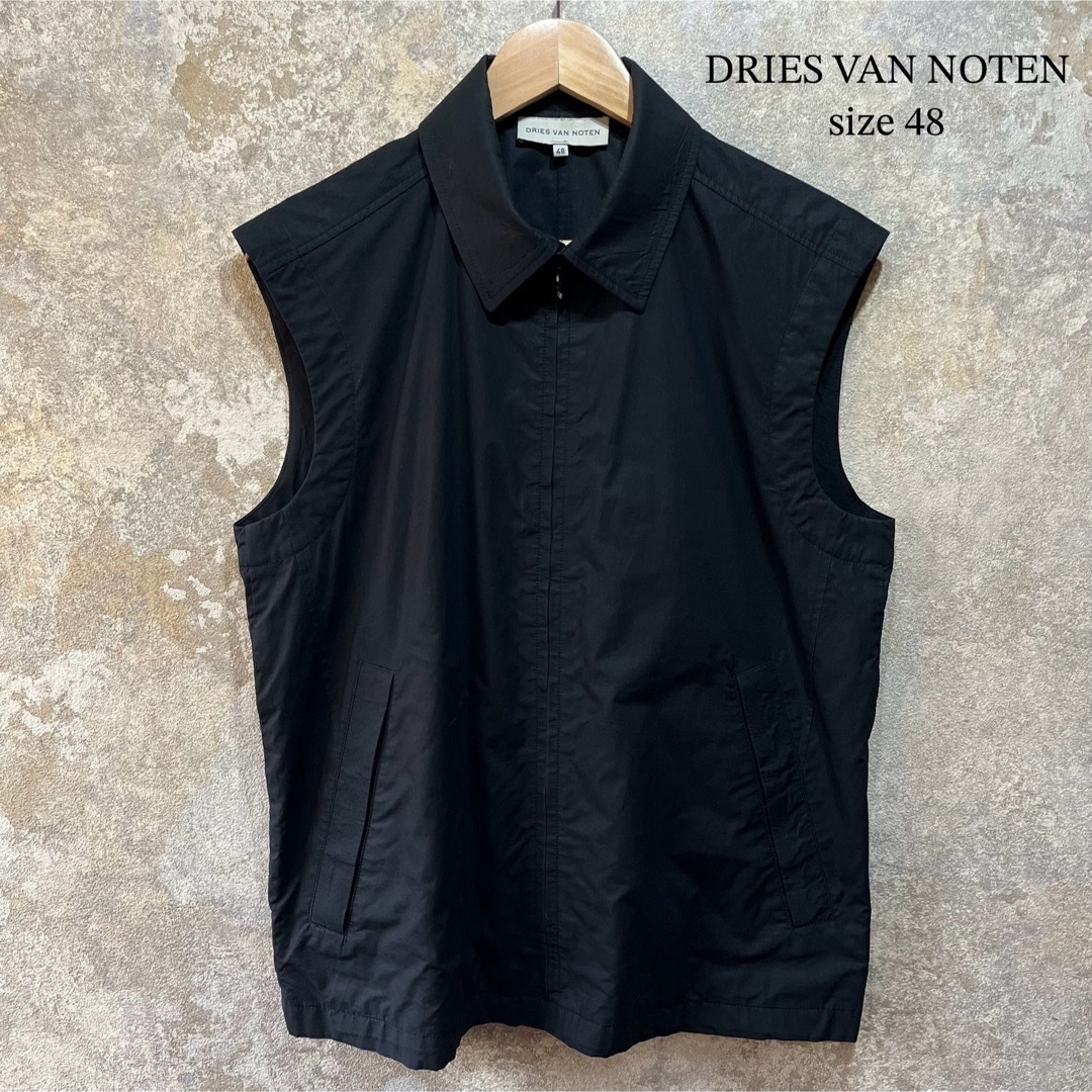 DRIES VAN NOTEN(ドリスヴァンノッテン)のDRIES VAN NOTEN ドリスヴァンノッテン ノースリーブシャツ メンズのトップス(シャツ)の商品写真