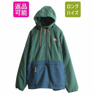 エルエルビーン 中綿 ナイロン アノラック パーカー ジャケット メンズ M / LLBEAN マウンテンパーカー プルオーバー マンパ プリマロフト