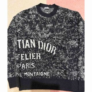 クリスチャンディオール(Christian Dior)のクリスチャンディオール　正規品メンズジャガードニット(ニット/セーター)