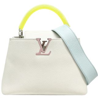 ルイヴィトン(LOUIS VUITTON)のルイヴィトン カプシーヌBB トリヨンレザー バッグ トートバッグ ショルダーバッグ ホワイト(トートバッグ)