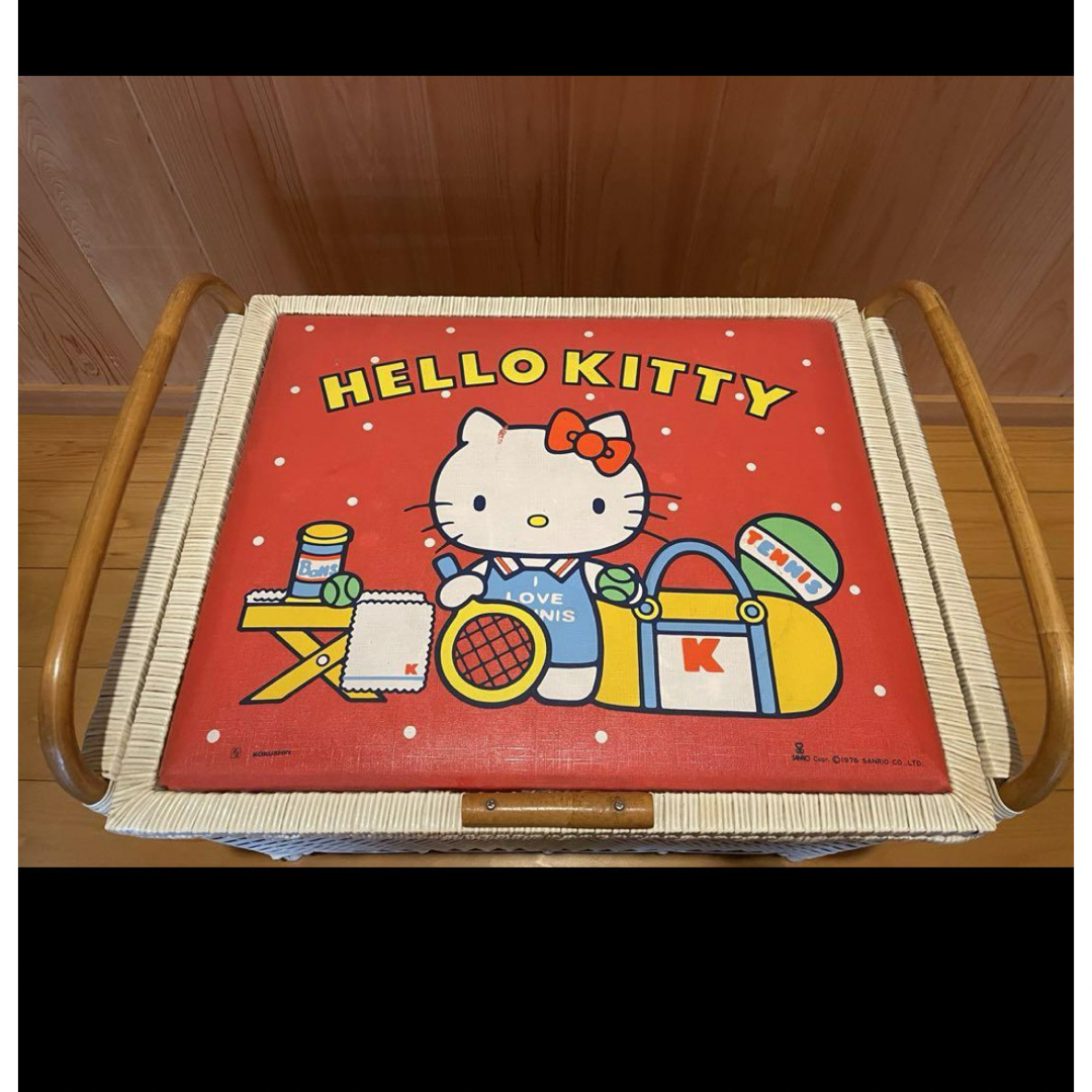 ハローキティ 収納 籠 ボックス 昭和レトロ キティ サンリオ Sanrio ハローキティ 収納 籠 ボックス 昭和レトロ キティ サンリオ Sanrio