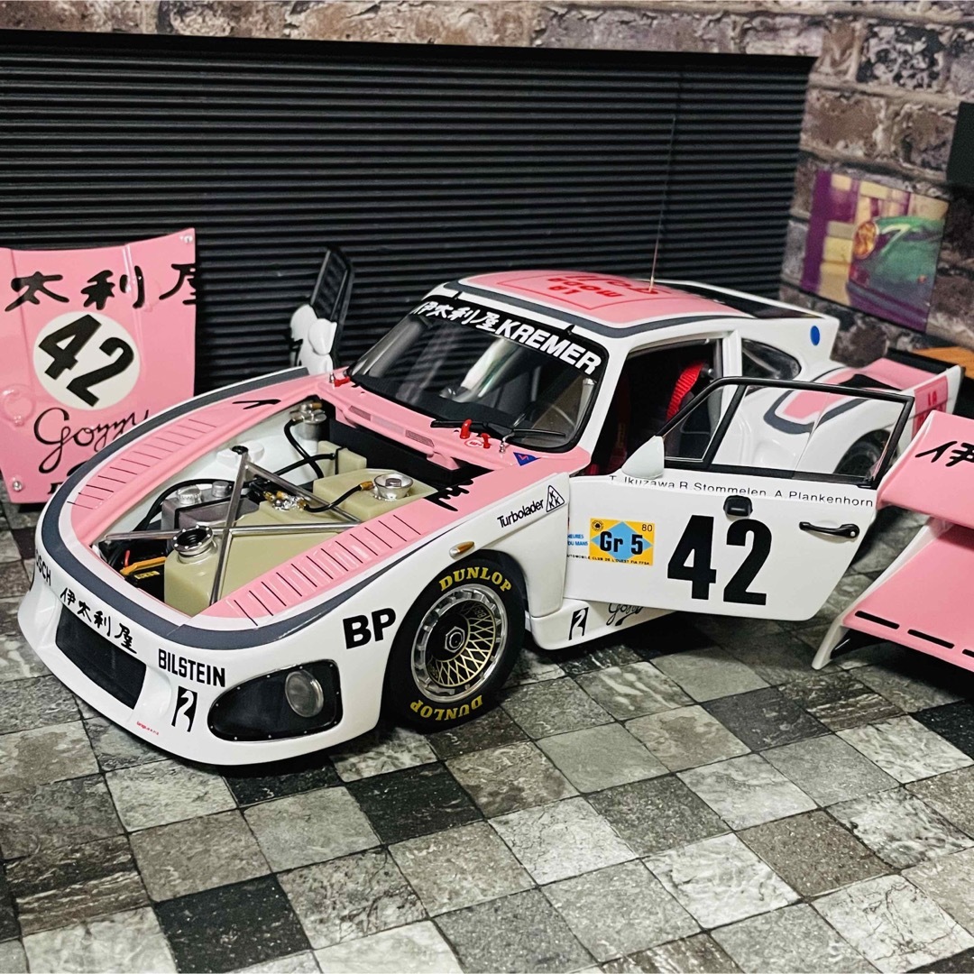 Porsche(ポルシェ)のカスタム品 1/18 TSM ポルシェ 935 K3 伊太利屋 生沢徹 1980 エンタメ/ホビーのおもちゃ/ぬいぐるみ(ミニカー)の商品写真