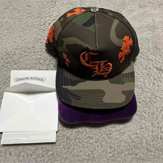 クロムハーツ(Chrome Hearts)のCHROME HEARTS クロスパッチ　CAMO TRUCKER CAP(キャップ)