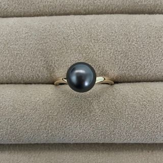 ミキモト(MIKIMOTO)のMIKIMOTO☆ミキモト☆K18☆リング☆ブラックパール☆(リング(指輪))