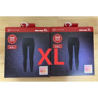 ユニクロ(UNIQLO)の【2枚】新品　ユニクロ　超極暖 ヒートテックウルトラウォームレギンス　XLサイズ(レギンス/スパッツ)