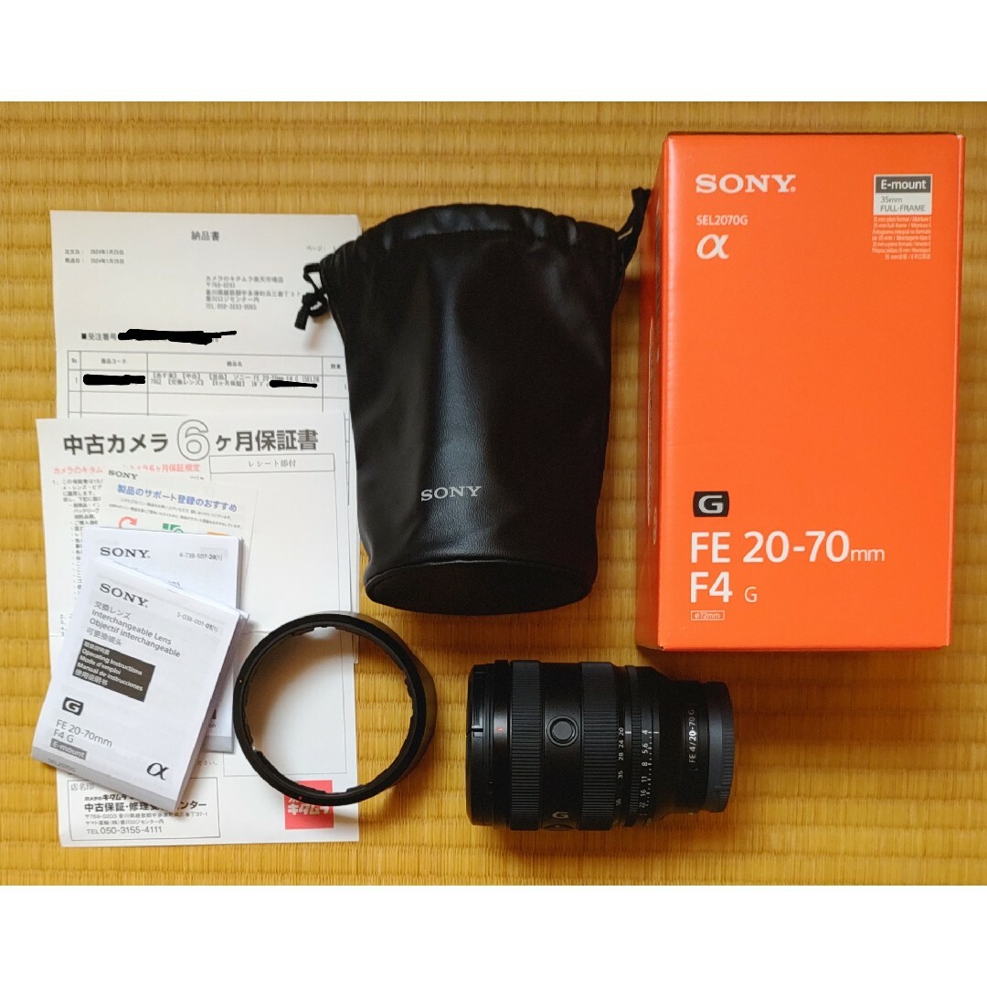 SONY(ソニー)の【専用】 Sony FE 20-70mm F4 G SEL2070G ソニー スマホ/家電/カメラのカメラ(レンズ(ズーム))の商品写真