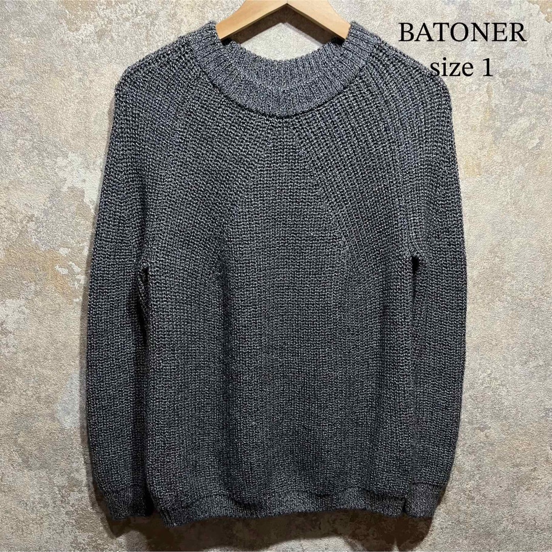 BATONER(バトナー)のBATONER バトナー ニット セーター メンズのトップス(ニット/セーター)の商品写真