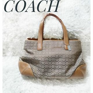 コーチ(COACH)のCOACH　トートバッグ　ハンドバッグ　レザー　シグネチャー(ハンドバッグ)